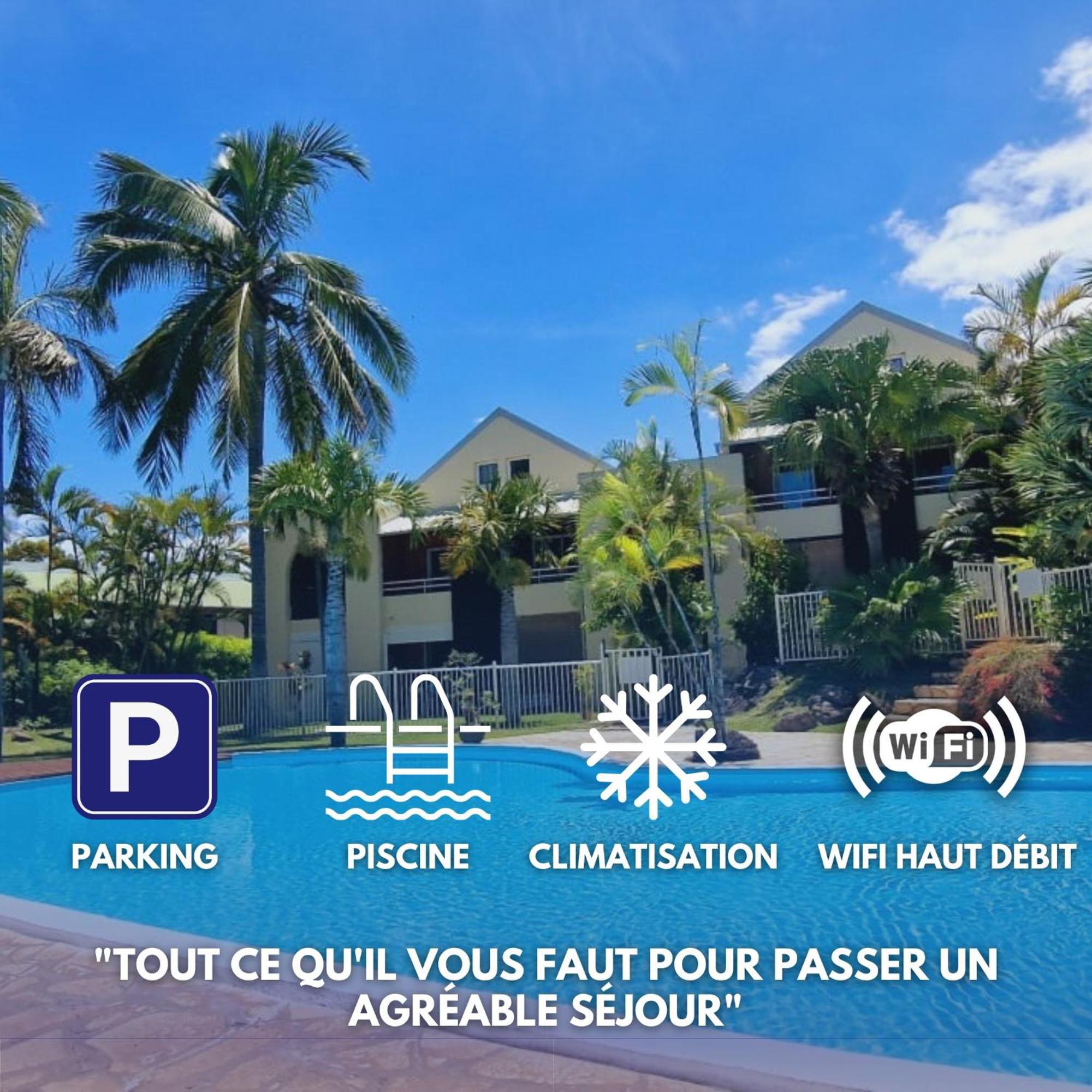 Le Sable Blanc - Studio - Piscine Saint-Gilles-les Bains Ngoại thất bức ảnh
